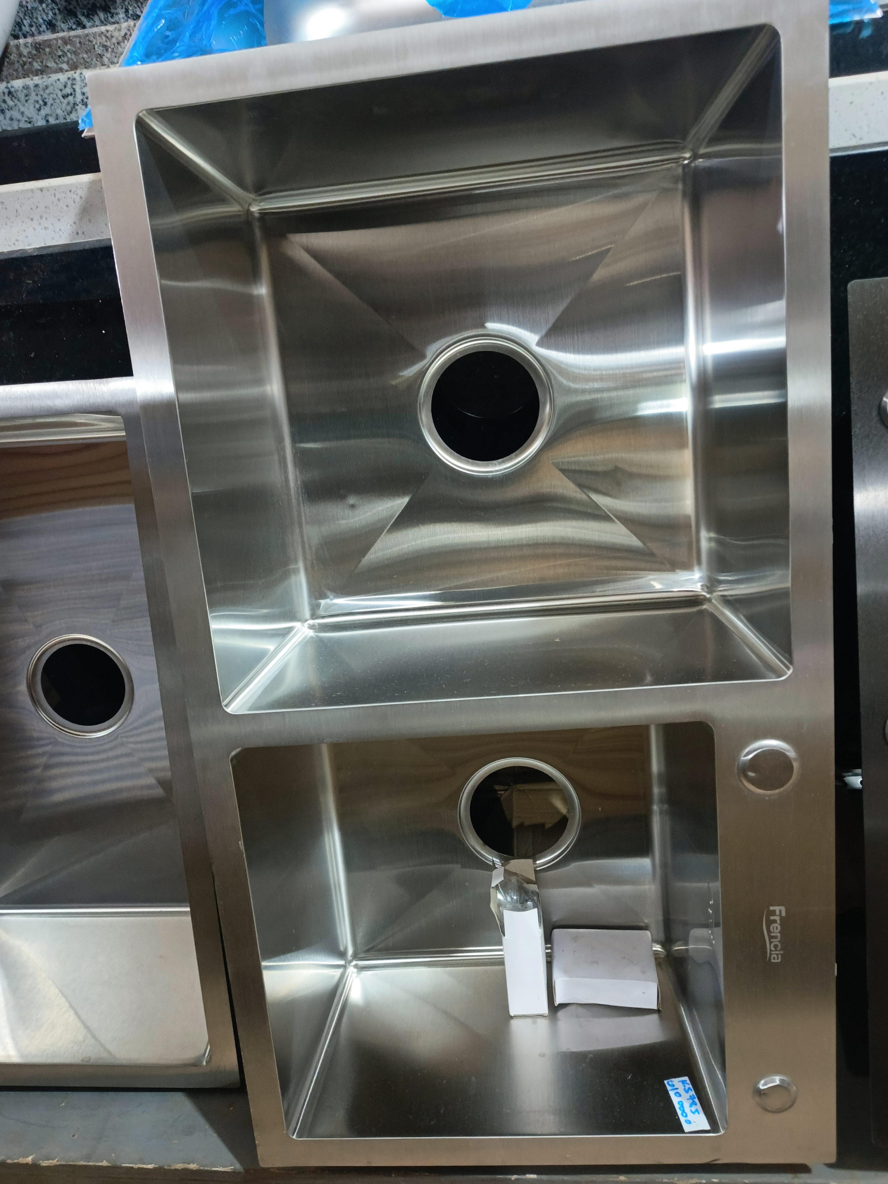 Frencia Stainless Steel Double Bowl Kitchen Sink