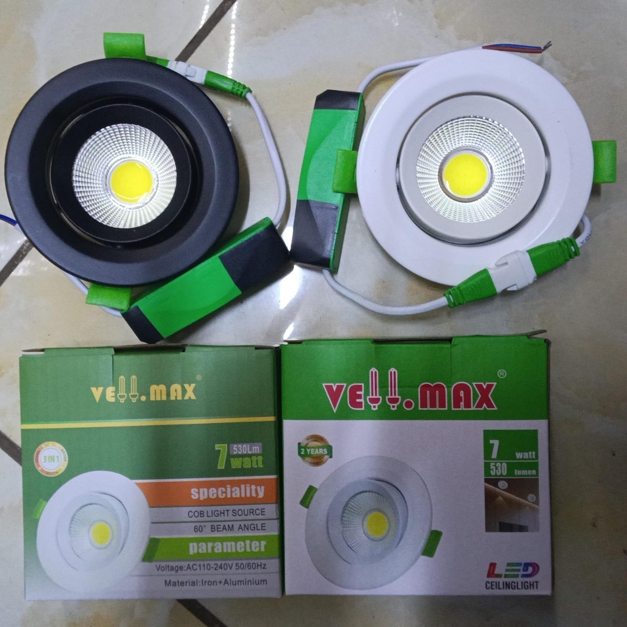 VELLMAX 7W COB LED Ceiling Light