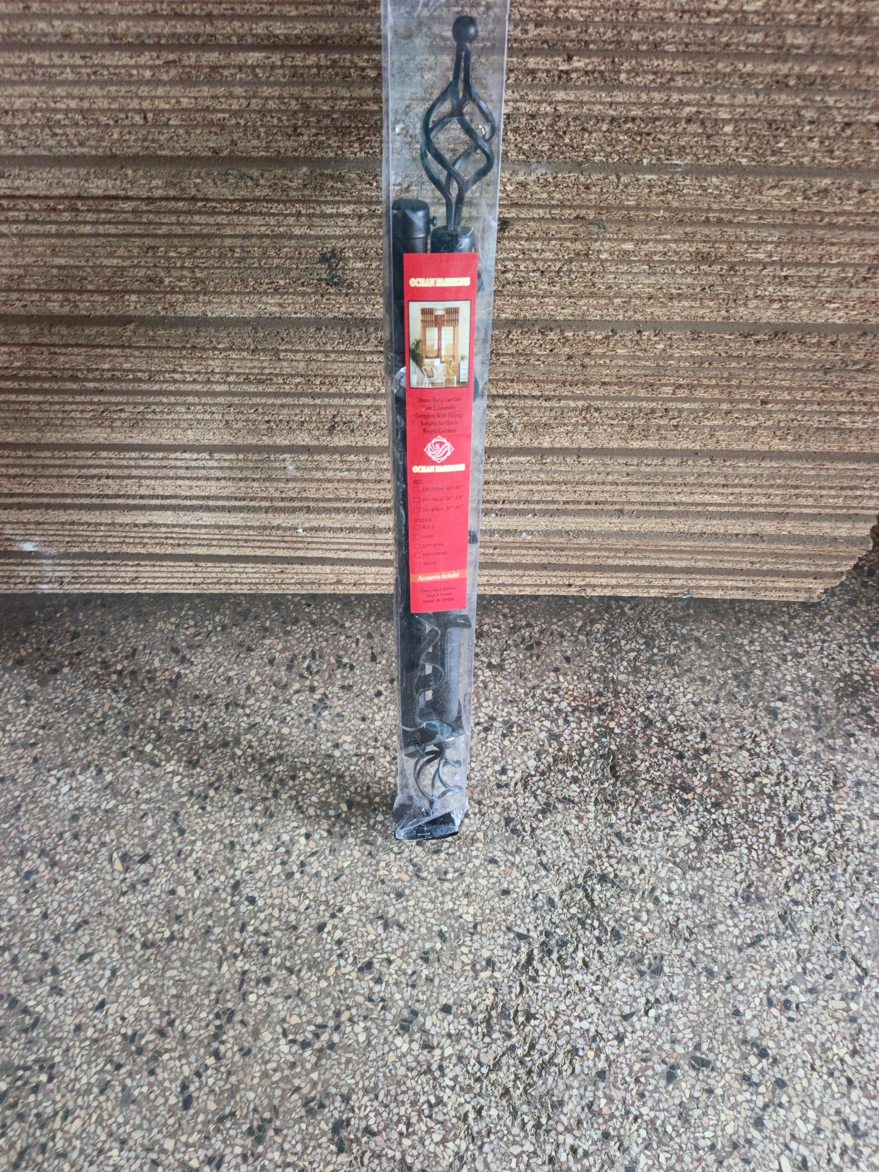 Ocean Fashions 28mm Extendable Metal Curtain Pole