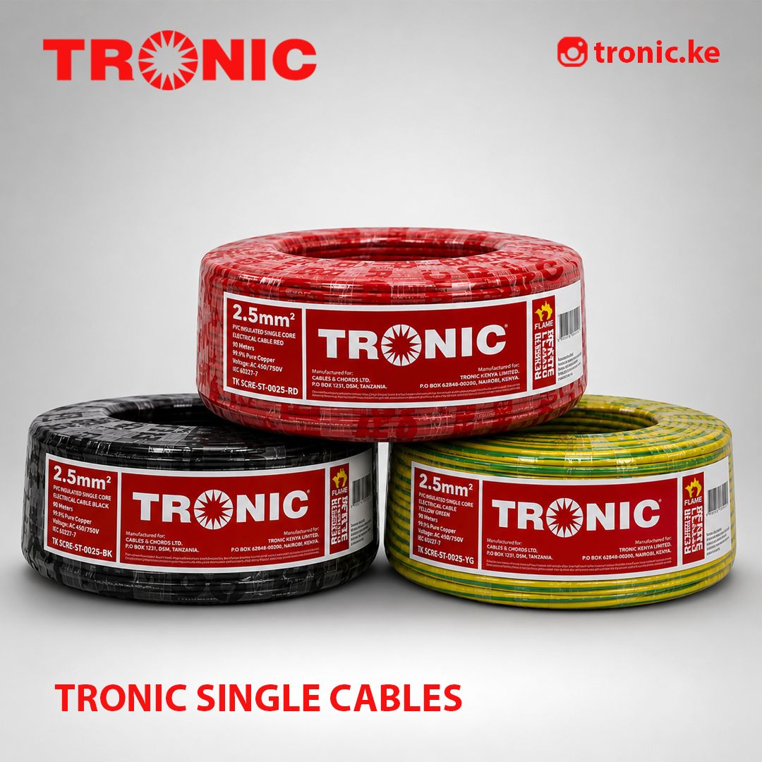 Tronic 2.5mm² PVC Insulated Single Core Electrical Cable (90m)