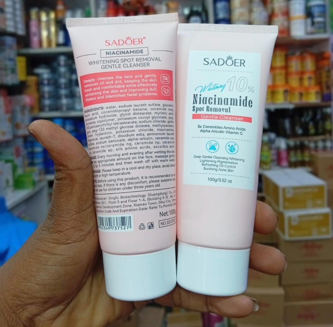 SADOER Whitening 10% Niacinamide Spot Removal Gentle Cleanser