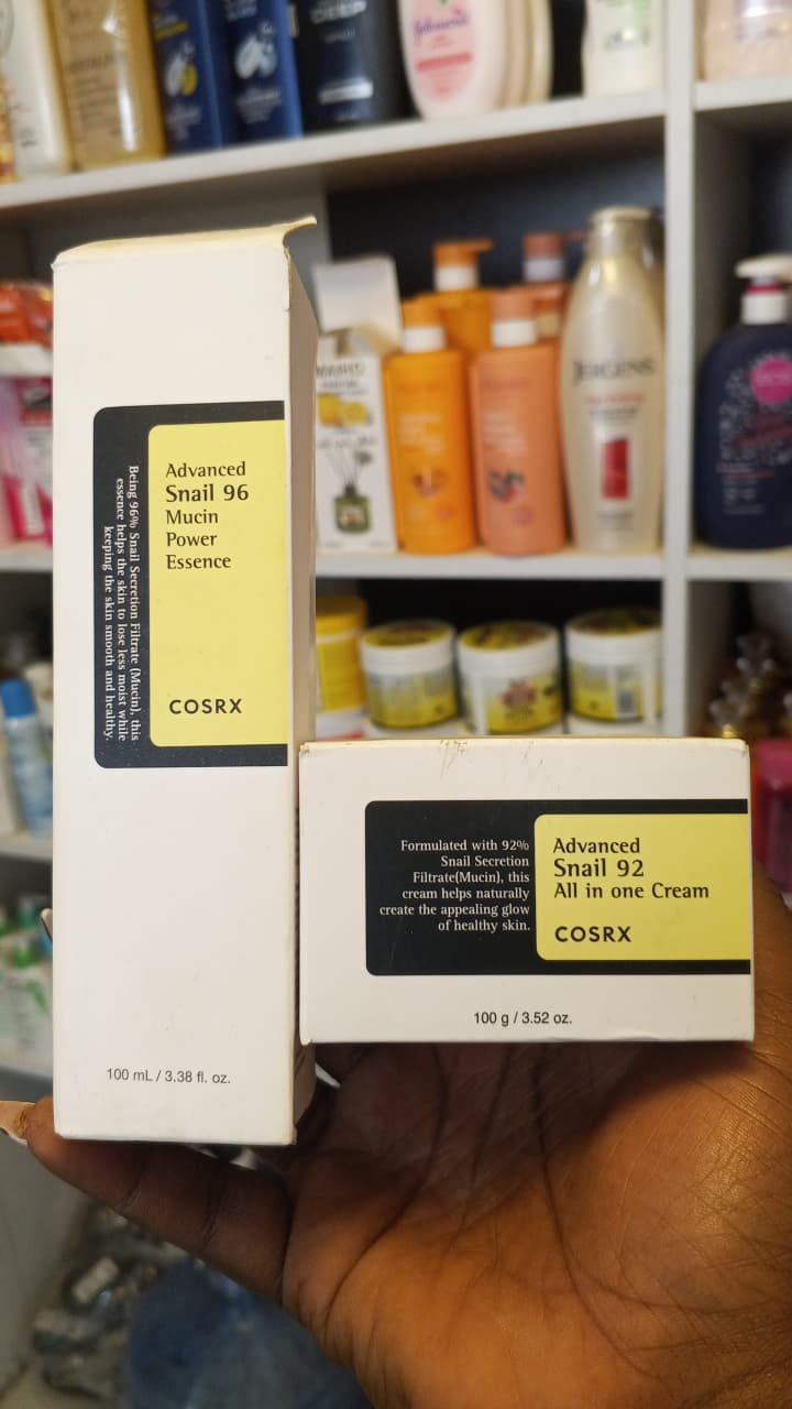COSRX Advanced Snail 96 Essence & Snail 92 All In One Cream Set