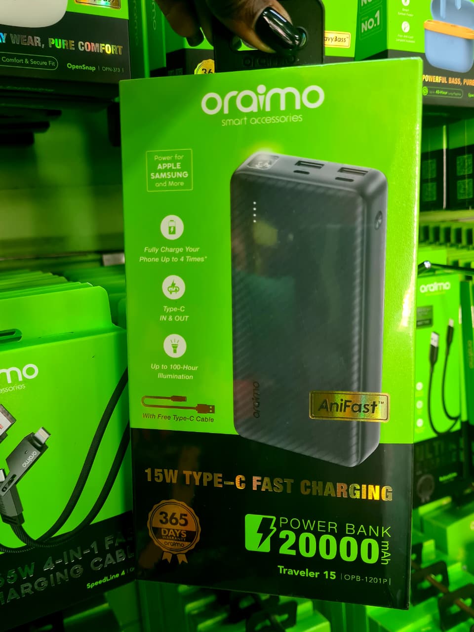 oraimo Traveler 15 20000mAh Power Bank