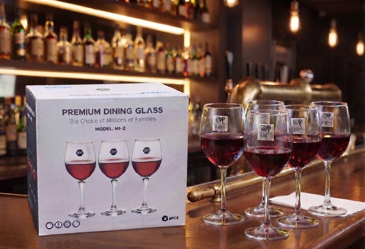 Premium Dining Glass Set (Model: MI-2)