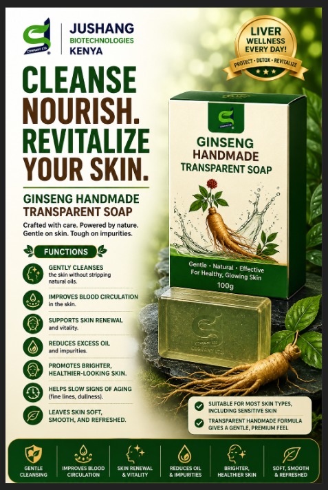 Ginseng Handmade Transparent Soap