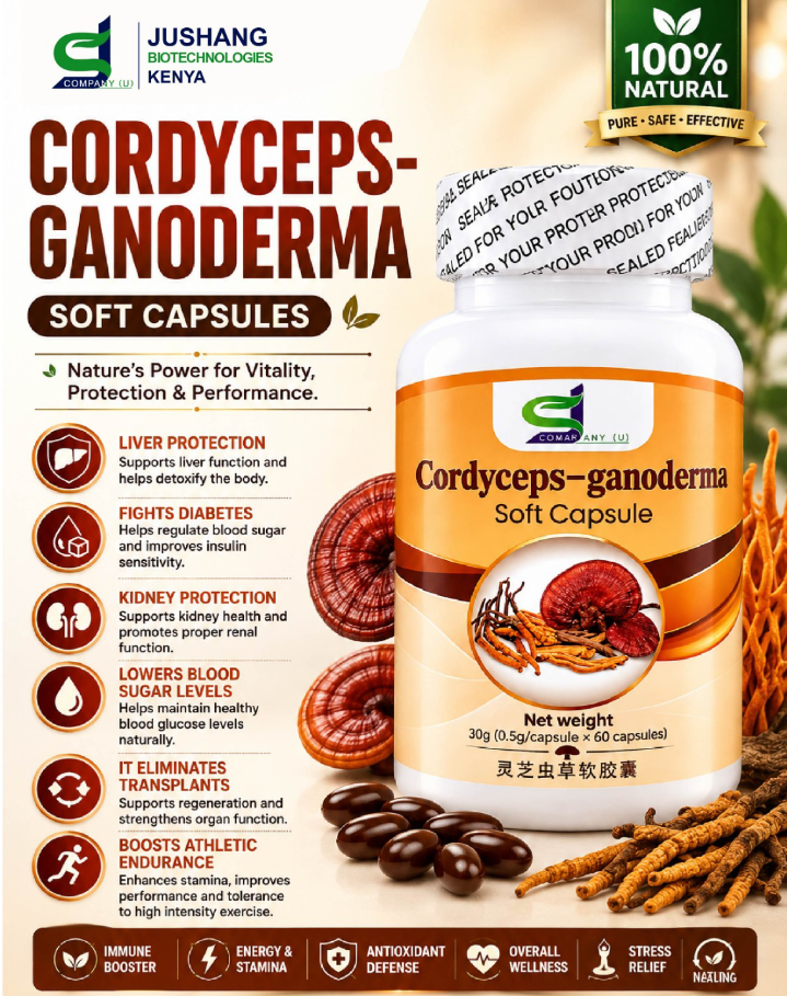 Jushang Cordyceps-Ganoderma Soft Capsules
